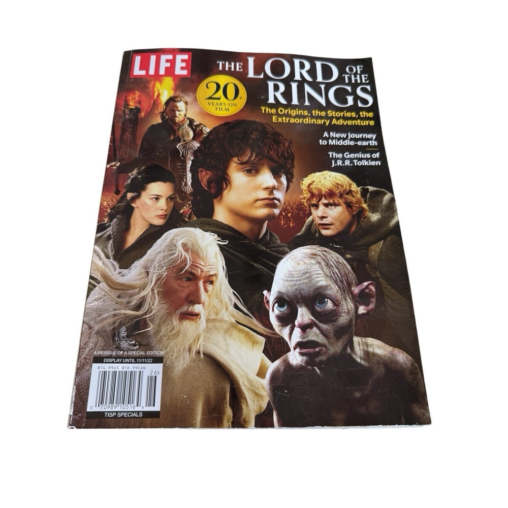 THE LORD OF THE RINGS / 20 YEARS ON FILM 2022 LIFE, Magazine Special Edition